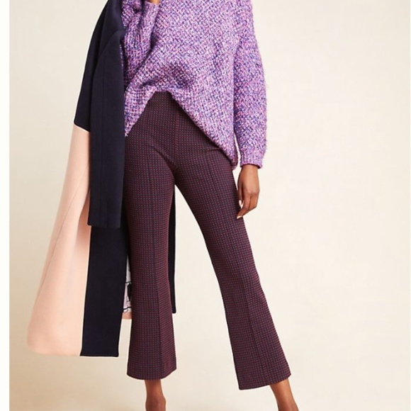 Anthropologie The Essential Cropped Flare Pants